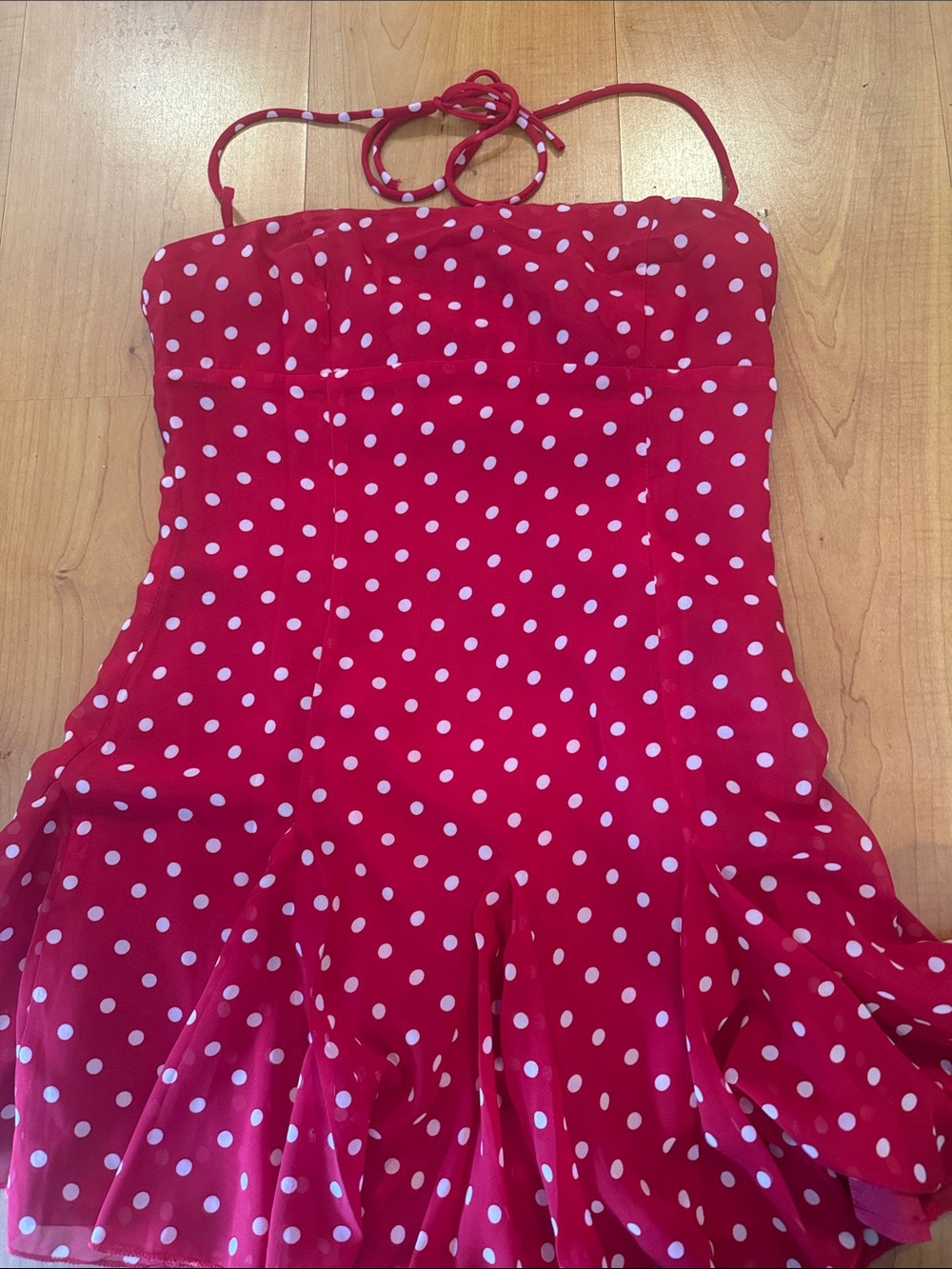 Princess Polly Delamere Polka Dot Dress Sz US 4 - Picture 4 of 12